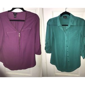 🌸2 for $20 🌸 Bundle of (2) Blouses | Size Small